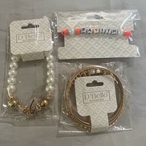D’ bello bracelet for women bundle 3 pieces !!